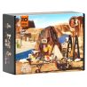 LUMIBRICKS FUNWHOLE F9077 9077 OLD WEST TRẠI CỦA TÔI bộ đồ chơi xếp lắp ráp ghép mô hình Western THE OLD WEST Trung Cổ 658 khối