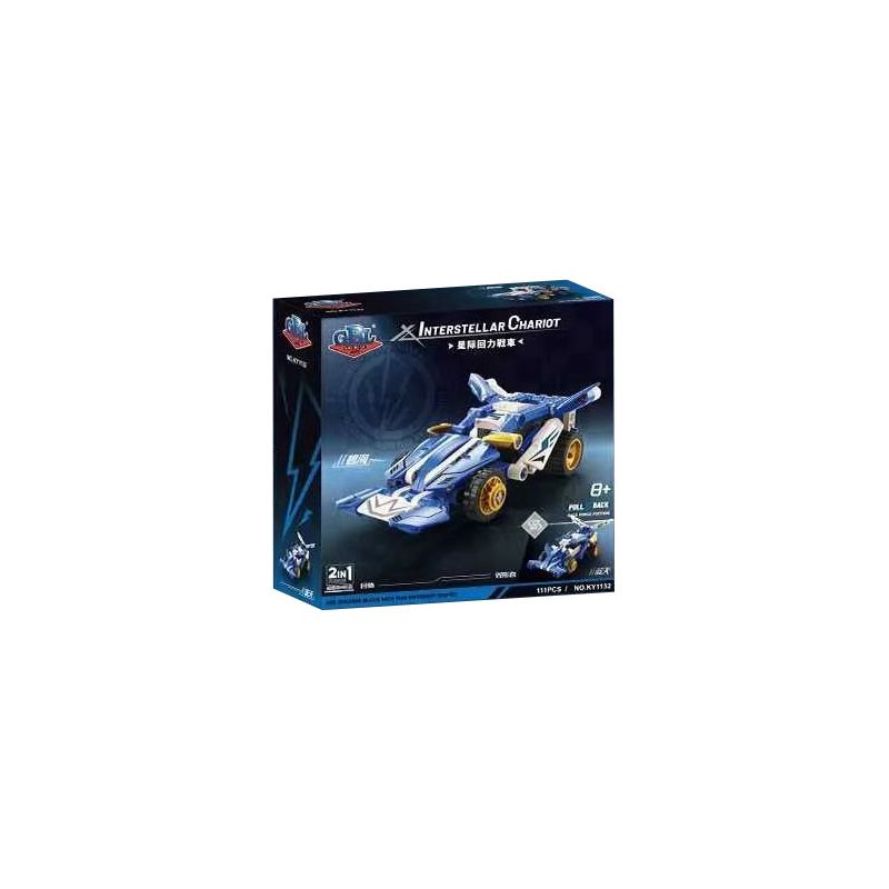 GBL KY1132 1132 CHARIOT TRỞ LẠI GIỮA CÁC VÌ SAO BIỂN XANH BẦU TRỜI bộ đồ chơi xếp lắp ráp ghép mô hình Technic Kỹ Thuật Công Nghệ Cao Mô Hình Phương Tiện 111 khối