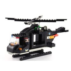 WOMA C9703 9703 Xếp hình kiểu  SWAT SPECIAL FORCE SWAT Helicopter Máy Bay Trực Thăng Lính đặc Nhiệm 214 khối