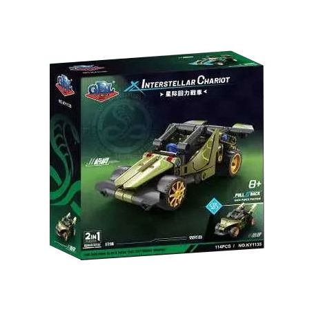 GBL KY1135 1135 CHARIOT TRỞ LẠI GIỮA CÁC VÌ SAO WUTONG JADE bộ đồ chơi xếp lắp ráp ghép mô hình Technic Kỹ Thuật Công Nghệ Cao Mô Hình Phương Tiện 114 khối
