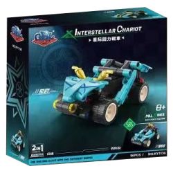 GBL KY1136 1136 CHARIOT TRỞ LẠI GIỮA CÁC VÌ SAO ĐÔI MẮT SÁNG bộ đồ chơi xếp lắp ráp ghép mô hình Technic Kỹ Thuật Công Nghệ Cao Mô Hình Phương Tiện 96 khối