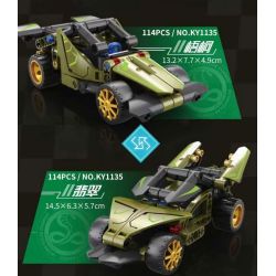 GBL KY1136 1136 CHARIOT TRỞ LẠI GIỮA CÁC VÌ SAO ĐÔI MẮT SÁNG bộ đồ chơi xếp lắp ráp ghép mô hình Technic Kỹ Thuật Công Nghệ Cao Mô Hình Phương Tiện 96 khối