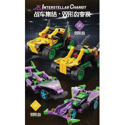 GBL KY1137 1137 CHARIOT TRỞ LẠI GIỮA CÁC VÌ SAO AMBER AFTERGLOW bộ đồ chơi xếp lắp ráp ghép mô hình Technic Kỹ Thuật Công Nghệ Cao Mô Hình Phương Tiện 120 khối