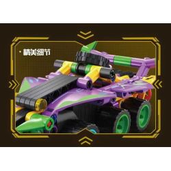 GBL KY1138 1138 CHARIOT TRỞ LẠI GIỮA CÁC VÌ SAO VIOLET BUTTERFLY WINGS bộ đồ chơi xếp lắp ráp ghép mô hình Technic Kỹ Thuật Công Nghệ Cao Mô Hình Phương Tiện 119 khối