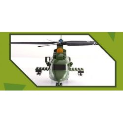 WOMA C0705 0705 Xếp hình kiểu  MILITARY ARMY Helicopter Trực Thăng 177 khối