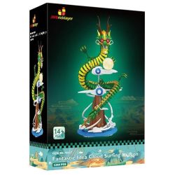 JMBRICKLAYER 70007 RỒNG THẦN THÁNH bộ đồ chơi xếp lắp ráp ghép mô hình FANTASTIC IDEA CLOUD SURFING DRAGON 1364 khối