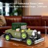 JMBRICKLAYER 50001 XE CỔ ĐIỂN bộ đồ chơi xếp lắp ráp ghép mô hình VINTAGE CAR MODEL DELUXE COUPE 1297 khối