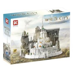 DK 7072 MINAS TIRIS THỦ ĐÔ CỦA GONDOR HOÀNG ĐẾ THÀNH PHỐ TRẮNG bộ đồ chơi xếp lắp ráp ghép mô hình The Lord Of The Rings WHITE CITY Chúa Nhẫn 2318 khối