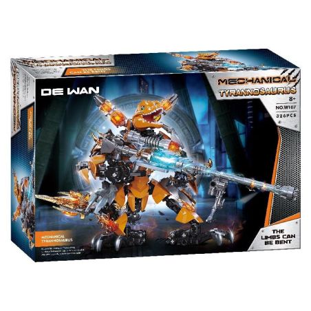 HAVE TO PLAY W107 TYRANNOSAURUS BỌC THÉP bộ đồ chơi xếp lắp ráp ghép mô hình Technic Kỹ Thuật Công Nghệ Cao Mô Hình Phương Tiện 326 khối