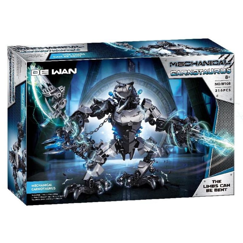 HAVE TO PLAY W108 THỊT BÒ BỌC THÉP RỒNG bộ đồ chơi xếp lắp ráp ghép mô hình Technic Kỹ Thuật Công Nghệ Cao Mô Hình Phương Tiện 316 khối