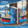 ZHEGAO 958026 TẬP SÁCH ICEBERG TITANIC bộ đồ chơi xếp lắp ráp ghép mô hình 1202 khối
