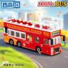 ZHEGAO 991016 XE BUÝT DU LỊCH ĐÔI DECKER bộ đồ chơi xếp lắp ráp ghép mô hình City DOUBLE BUS Thành Phố 627 khối