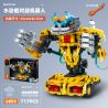 IM.MASTER QIHUI 6859 MASTER OF MACHINERY THUỐC CHIẾN ĐẤU THỦY LỰC BATTLE ROBOT bộ đồ chơi xếp lắp ráp ghép mô hình Dino Khủng Long 717 khối