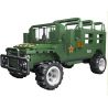 WOMA C0710 0710 Xếp hình kiểu  MILITARY ARMY Beijing Jeep Voluma Xe Jeep 273 khối