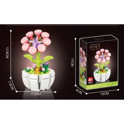 MASAHIRO 33028 HOA VỎ bộ đồ chơi xếp lắp ráp ghép mô hình Creator Sáng Tạo 152 khối