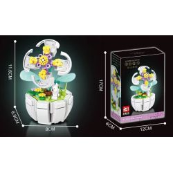 MASAHIRO 33030 JINGSHAN PLUM BLOSSOM bộ đồ chơi xếp lắp ráp ghép mô hình Creator Sáng Tạo 142 khối