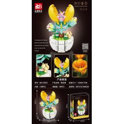 MASAHIRO 33032 TULIP bộ đồ chơi xếp lắp ráp ghép mô hình Creator Sáng Tạo 148 khối