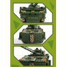 WOMA C0723 0723 Xếp hình kiểu  MILITARY ARMY Tank Xe Tăng 547 khối