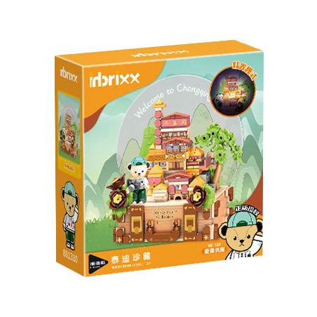 INBRIXX 881310 GẤU BÔNG STARFALL HONG CLIFF TRÙNG KHÁNH bộ đồ chơi xếp lắp ráp ghép mô hình 482 khối