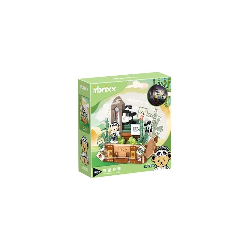 INBRIXX 881311 GẤU BÔNG CUỘC SỐNG NỔI RỘNG VÀ HẸP THÀNH ĐÔ BASHU bộ đồ chơi xếp lắp ráp ghép mô hình 511 khối