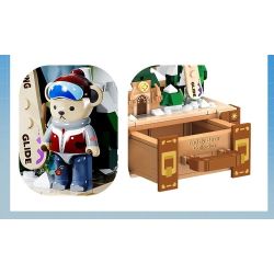 INBRIXX 881311 GẤU BÔNG CUỘC SỐNG NỔI RỘNG VÀ HẸP THÀNH ĐÔ BASHU bộ đồ chơi xếp lắp ráp ghép mô hình 511 khối