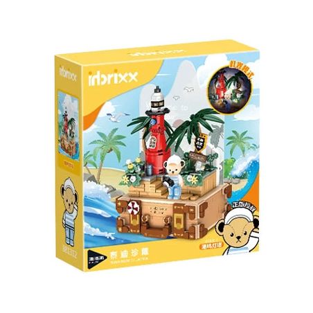 INBRIXX 881312 GẤU TEDDY NGỌN HẢI ĐĂNG TIDE TWINKLE NAM ÚC bộ đồ chơi xếp lắp ráp ghép mô hình 429 khối