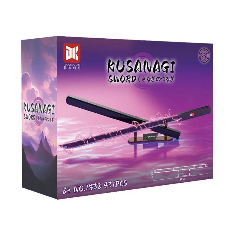 DK 1532 THANH KIẾM KUSANAGI bộ đồ chơi xếp lắp ráp ghép mô hình Movie & Game KUSANAGI SWORD Phim Và Trò Chơi 431 khối