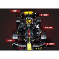 BOGAOBON 99F1 CÔNG THỨC XE ĐUA F1 bộ đồ chơi xếp lắp ráp ghép mô hình Technic Kỹ Thuật Công Nghệ Cao Mô Hình Phương Tiện 1039 khối