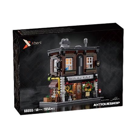 XBERT 66055 CỬA HÀNG ĐỒ CỔ bộ đồ chơi xếp lắp ráp ghép mô hình Creator ANTIQUE SHOP Sáng Tạo 1950 khối