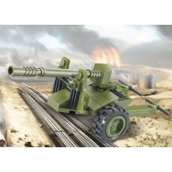 WOMA J5821 5821 Xếp hình kiểu  MILITARY ARMY 3 In 1 Armoured Car 3 Mẫu Thiết Bị Quân Sự 203 khối