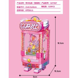 ZHEGAO GZ7067 7067 MÁY ĐỆM bộ đồ chơi xếp lắp ráp ghép mô hình 529 khối