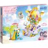 ZHEGAO 921029 WINDSOR ADVENTURE ATIME HOT AIR BALLOON bộ đồ chơi xếp lắp ráp ghép mô hình Girl Con Gái 553 khối