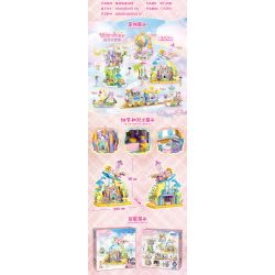 ZHEGAO 921030 CUỘC PHIÊU LƯU CỦA WINDSOR LÂU ĐÀI DƯỚI ĐÁY BIỂN bộ đồ chơi xếp lắp ráp ghép mô hình Girl Con Gái 775 khối