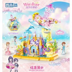 ZHEGAO 921030 CUỘC PHIÊU LƯU CỦA WINDSOR LÂU ĐÀI DƯỚI ĐÁY BIỂN bộ đồ chơi xếp lắp ráp ghép mô hình Girl Con Gái 775 khối