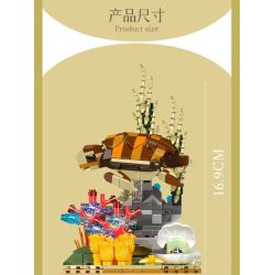 MouldKing 10172 Mould King 10172 BẢN CHẤT TUYỆT VỜI RÙA BIỂN bộ đồ chơi xếp lắp ráp ghép mô hình Arts & Crafts FANTASTIC NATURE SEA TURTLE 410 khối