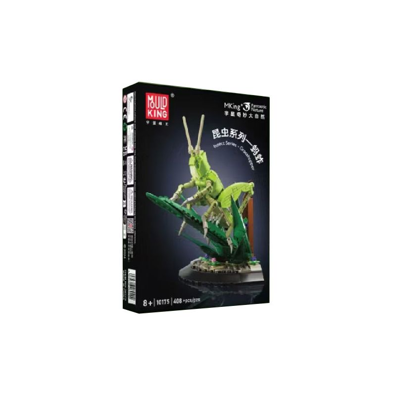 MouldKing 10175 Mould King 10175 CÔN TRÙNG CHÂU CHẤU bộ đồ chơi xếp lắp ráp ghép mô hình Arts & Crafts INSECT GRASSHOPPER 408 khối