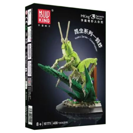 MouldKing 10175 Mould King 10175 CÔN TRÙNG CHÂU CHẤU bộ đồ chơi xếp lắp ráp ghép mô hình Arts & Crafts INSECT GRASSHOPPER 408 khối