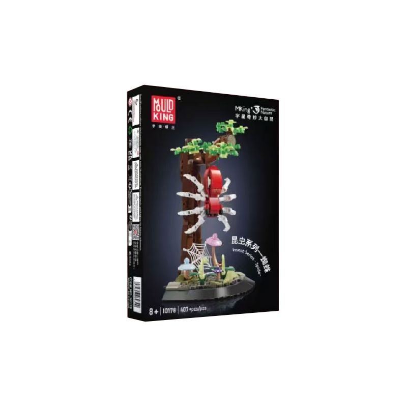 MouldKing 10178 Mould King 10178 CÔN TRÙNG NHỆN bộ đồ chơi xếp lắp ráp ghép mô hình Arts & Crafts INSECT SPIDER 407 khối