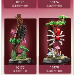 MouldKing 10178 Mould King 10178 CÔN TRÙNG NHỆN bộ đồ chơi xếp lắp ráp ghép mô hình Arts & Crafts INSECT SPIDER 407 khối