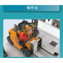 MouldKing 10142 Mould King 10142 NHÀ MÁY SỬA CHỮA TÀU DOCK bộ đồ chơi xếp lắp ráp ghép mô hình City DOCK SHIP REPAIR FACTORY Thành Phố 1273 khối