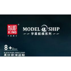 MouldKing 10195 Mould King 10195 TÀU CƯỚP BIỂN ĐEN bộ đồ chơi xếp lắp ráp ghép mô hình Pirates Of The Caribbean BLACK PEARL PIRATE SHIP Cướp Biển Vùng Caribe 932 khối