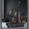 MouldKing 10195 Mould King 10195 TÀU CƯỚP BIỂN ĐEN bộ đồ chơi xếp lắp ráp ghép mô hình Pirates Of The Caribbean BLACK PEARL PIRATE SHIP Cướp Biển Vùng Caribe 932 khối