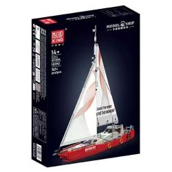 MouldKing 10190 Mould King 10190 MÔ HÌNH TÀU THUYỀN HIỆN ĐẠI bộ đồ chơi xếp lắp ráp ghép mô hình City MODERN SAILBOAT Thành Phố 767 khối