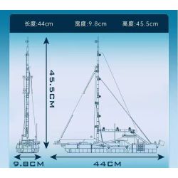 MouldKing 10190 Mould King 10190 MÔ HÌNH TÀU THUYỀN HIỆN ĐẠI bộ đồ chơi xếp lắp ráp ghép mô hình City MODERN SAILBOAT Thành Phố 767 khối