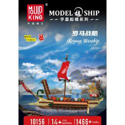 MouldKing 10156 Mould King 10156 MÔ HÌNH TÀU CHIẾN LA MÃ bộ đồ chơi xếp lắp ráp ghép mô hình Historical ROMAN WARSHIP 1466 khối