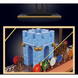 MouldKing 10156 Mould King 10156 MÔ HÌNH TÀU CHIẾN LA MÃ bộ đồ chơi xếp lắp ráp ghép mô hình Historical ROMAN WARSHIP 1466 khối