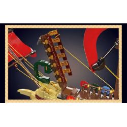 MouldKing 10156 Mould King 10156 MÔ HÌNH TÀU CHIẾN LA MÃ bộ đồ chơi xếp lắp ráp ghép mô hình Historical ROMAN WARSHIP 1466 khối