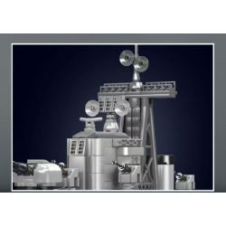 MouldKing 10133 Mould King 10133 MÔ HÌNH TÀU KHU TRỤC CẤP BATEL bộ đồ chơi xếp lắp ráp ghép mô hình Military Army BATTLE CLASS DESTROYER Quân Sự Bộ Đội 1815 khối