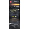MouldKing 14032 Mould King 14032 SÚNG TRƯỜNG TẤN CÔNG DY-01 bộ đồ chơi xếp lắp ráp ghép mô hình Military Army DY-01 ASSAULT RIFLE Quân Sự Bộ Đội 2848 khối