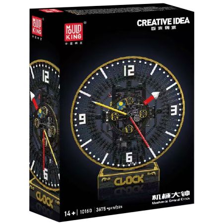 MouldKing 10160 Mould King 10160 ĐỒNG HỒ CƠ HỌC bộ đồ chơi xếp lắp ráp ghép mô hình Technic MECHANIC GRAND CLOCK Kỹ Thuật Công Nghệ Cao Mô Hình Phương Tiện 3675 khối